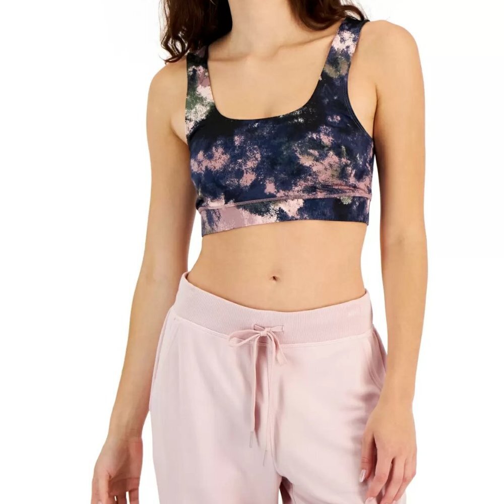 Jenni Women's Square-Neck Bralette in Fall Tie-dye Size Medium NEW